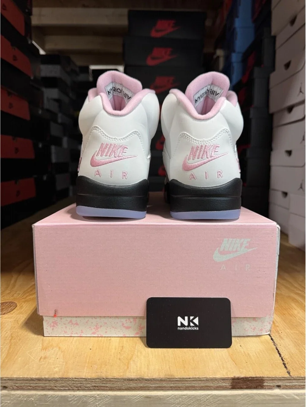 Air Jordan 5 Retro OG 'Medium Soft Pink' HQ7978-102 SIZE 13
